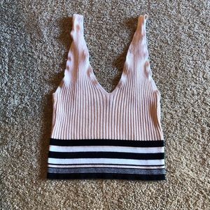 Urban Outfitters BDG Pink Cropped Tank Top